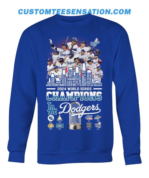 Los Angeles Dodgers 2024 World Series Champions T-Shirt