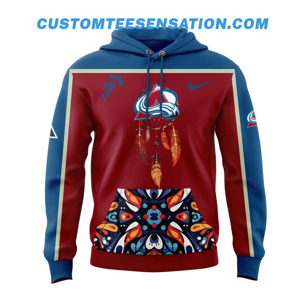 Colorado Avalanche Sophie Hill Native American Heritage Month Hoodie, Pants, Cap